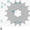 AFAM Tandwiel Voorzijde 16T - 630 -Goedhart Motoren 94804 16 4a43