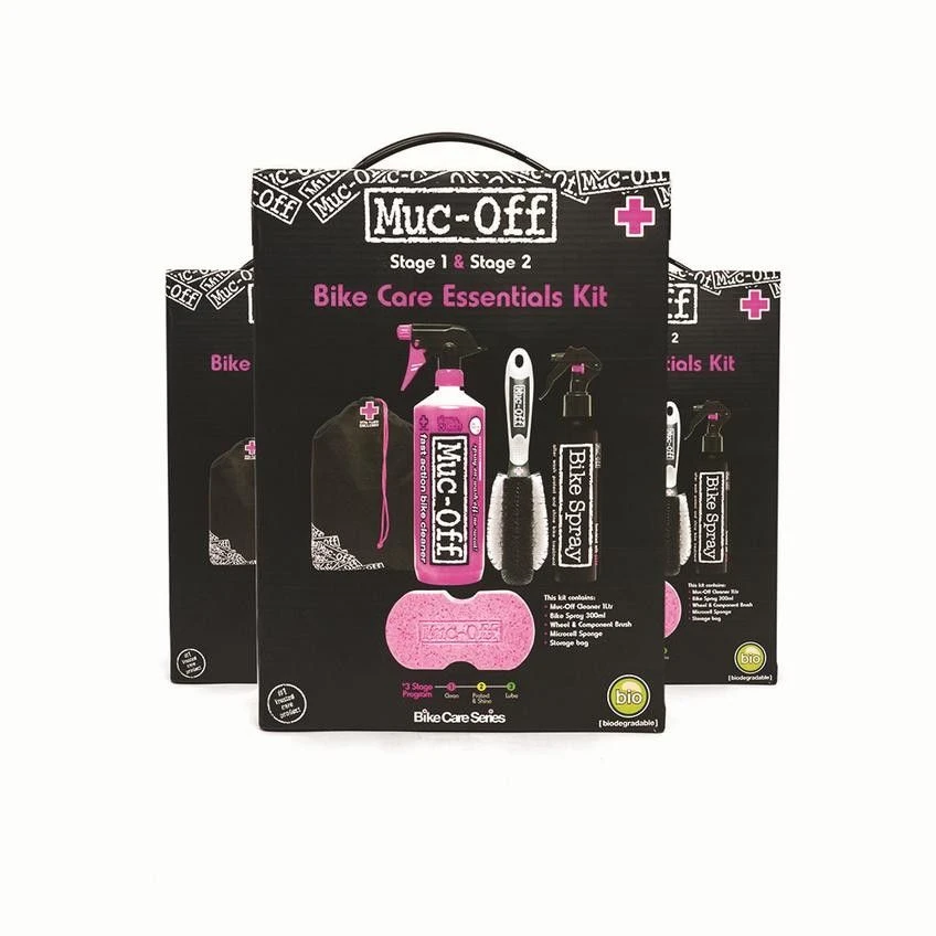 Muc-off Bike Care Essentials Kit 3 Muc-off Bike Care Essentials Kit