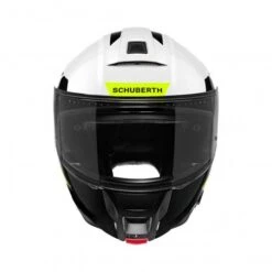 Schuberth C5 Eclipse Motorhelm 10 Schuberth C5 Eclipse Motorhelm -Goedhart Motoren c5 eclipse wit geel detail 2 db7c