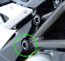 R&G FI0077BK Frame Plug Rechts Zwart MV F3 675/800, RIVALE/DRAGSTER 800 -Goedhart Motoren fi0077bk b a628