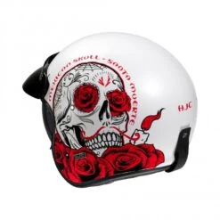HJC V31 Desto Motorhelm -Goedhart Motoren hjc v31 desto wit rood 4 d25c