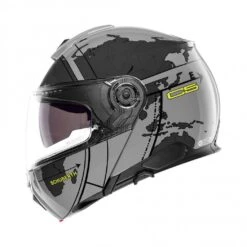 Schuberth C5 Globe Motorhelm -Goedhart Motoren schuberth c5 globe grijs fluo 2 20e8