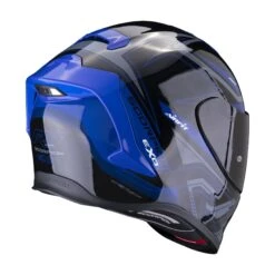 Scorpion Exo-R1 Evo Air Gaz Motorhelm -Goedhart Motoren scorpion exo r1 evo air gaz zwart blauw 2 4755